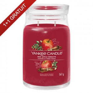 Yankee Candle Lumanare Parfumata Borcan Mare Signature Red Apple Wreath